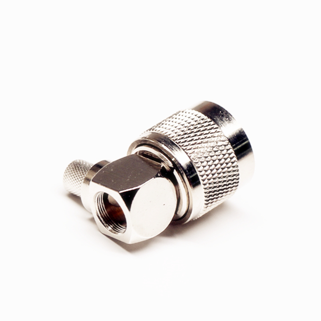 PL259 UHF Crimp Type Right Angle Male RF Connector for RG8X RG58 LMR240 5D-FB Coaxial Cable