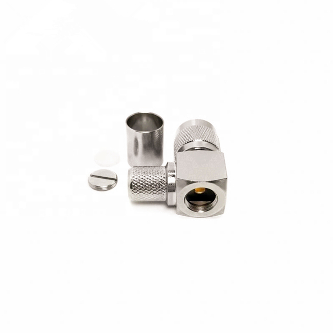 Right Angle TNC Male Crimp Type Connector for LMR400 RG8 RG214 RG213 Coaxial Cable