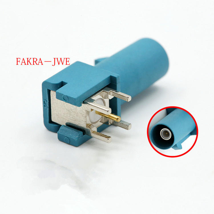Right Angle FAKRA Z Male GPS Car Antenna PCB Board Connector