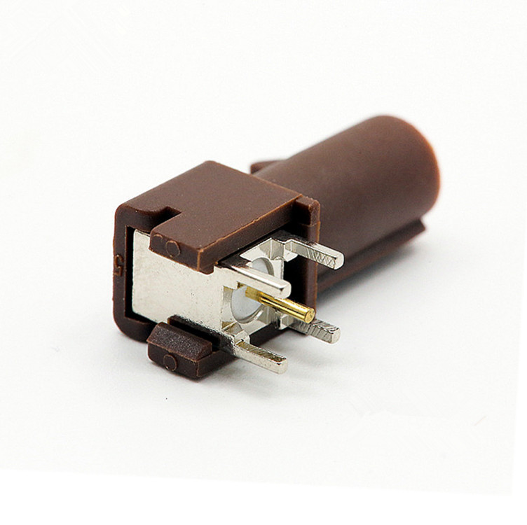 Right Angle FAKRA Z Male GPS Car Antenna PCB Board Connector
