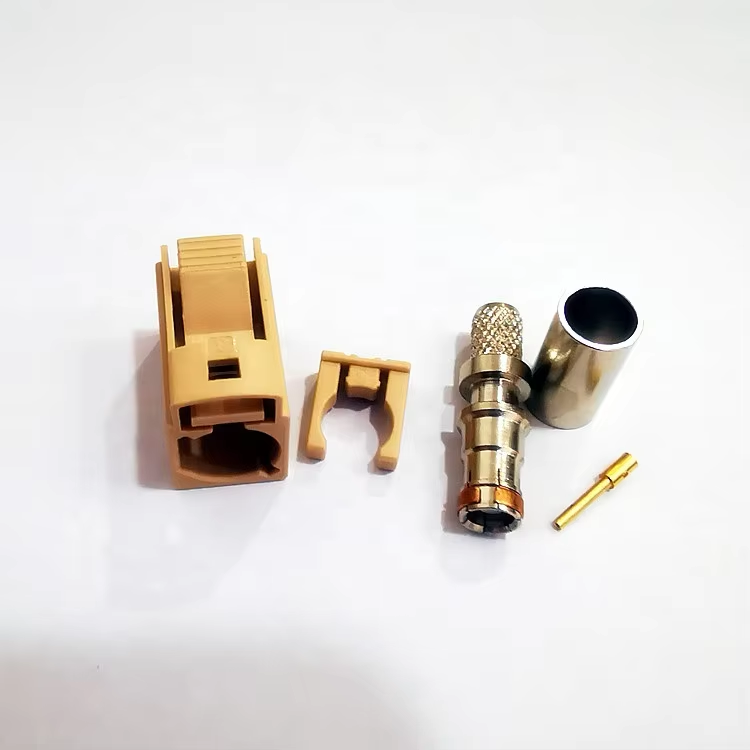 Low Loss Fakra I Female Connector for RG142 RG58 RG174 Extension Coaxial Antenna Cable