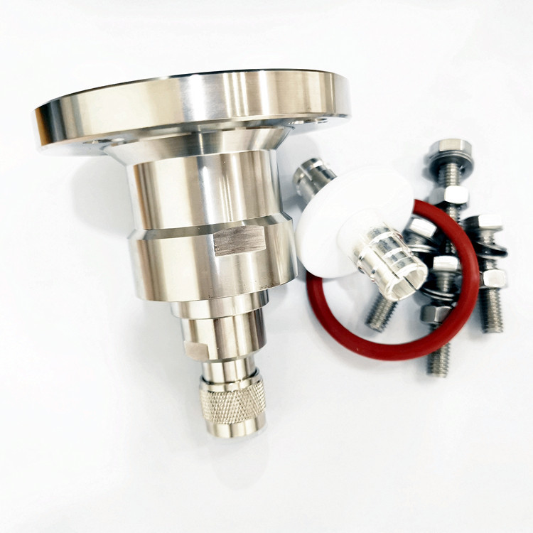 RF Coaxial Flange Adapter 1-5/8 EIA to N Male Connector Adapter