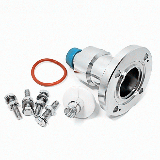 RF Adapter EIA Flange Connector 1-5/8 eia to 7/16 DIN Female Jack Coaxial Adapter