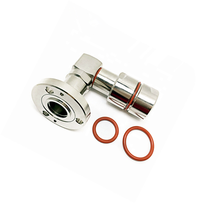 Right Angle 7/8' EIA Flange Connector for 1/2" Coaxial Feeder Cable