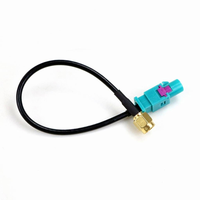 Fakra Z Male to SMA Male CoaxIial RG174 High Speed Data HSD Pigtail Cable for GPS Antenna