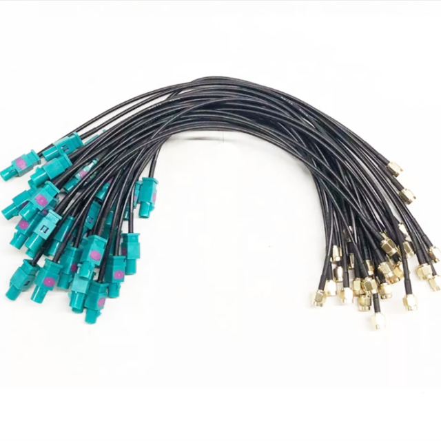 Fakra Z Male to SMA Male CoaxIial RG174 High Speed Data HSD Pigtail Cable for GPS Antenna