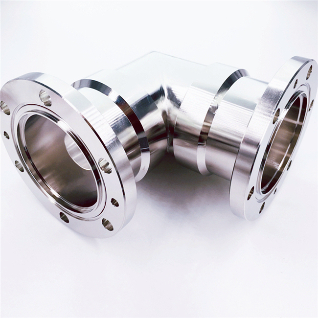 Right Angle 1-5/8 "EIA to 1-5/8" EIA Flange Coaxial Adapter