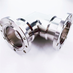 Right Angle 1-5/8 "EIA to 1-5/8" EIA Flange Coaxial Adapter