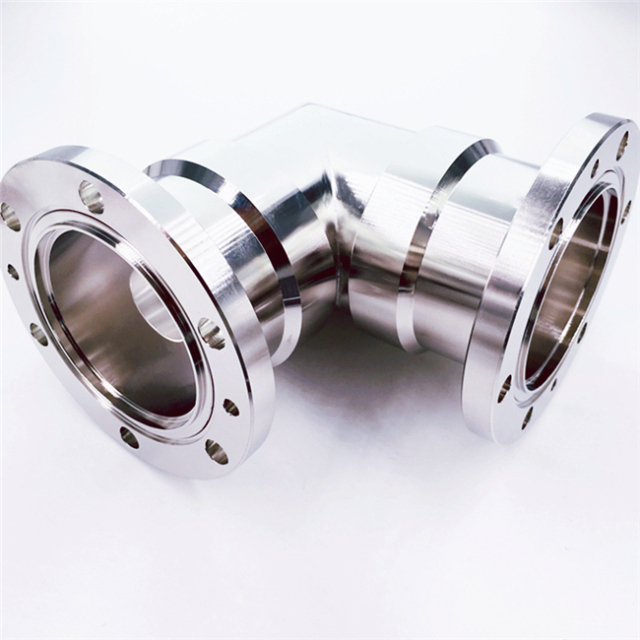 Right Angle 1-5/8 "EIA to 1-5/8" EIA Flange Coaxial Adapter