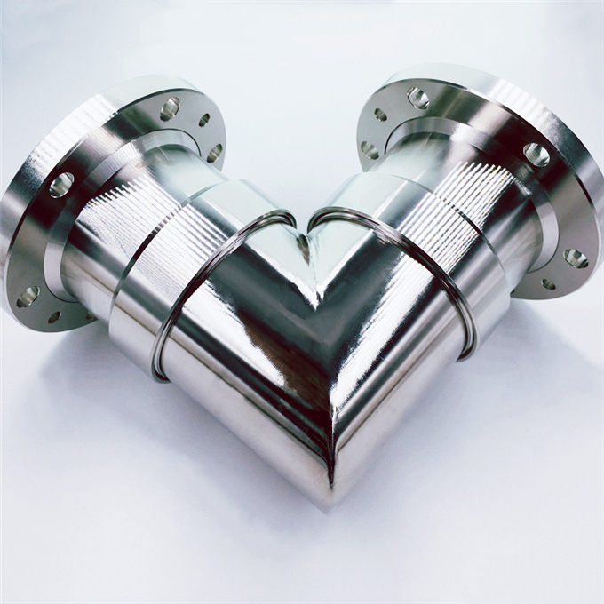 Right Angle 1-5/8 "EIA to 1-5/8" EIA Flange Coaxial Adapter