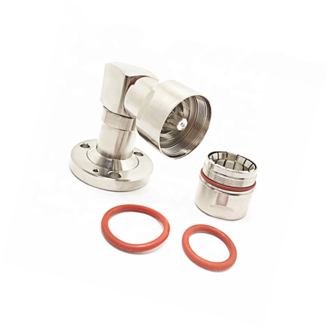 Right Angle 7/8' EIA Flange Connector for 1/2" Coaxial Feeder Cable