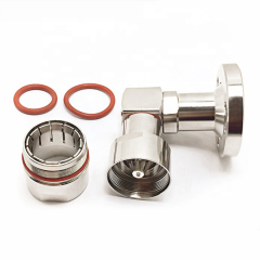 Right Angle 7/8' EIA Flange Connector for 1/2" Coaxial Feeder Cable