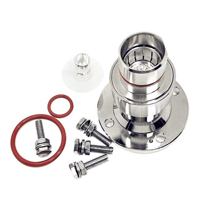 1-5/8 EIA Flange RF Coaxial Male Connector For 7/8" Feeder Cable