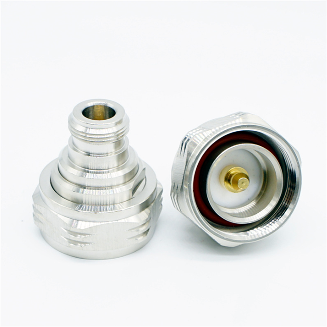 RF Coaxial 50Ohm N Female to DIN Male Coaxial 7/16 L29 Connector Adapter
