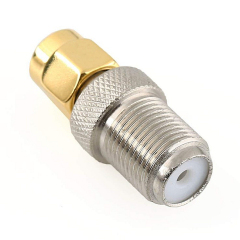 SMA male to F female Coaxial Adapter