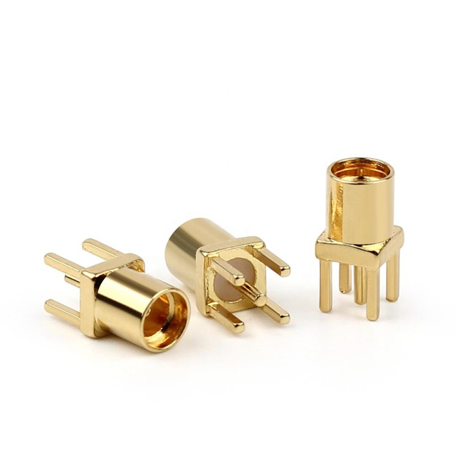 Straight MMCX Female Jack Solder PCB Mount Coaxial RF Connector