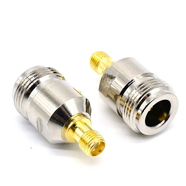 N Female to SMA Female Straight Wi-Fi Adapter Connector for Router Antenna