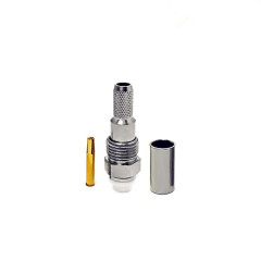 FME Female Crimp Connector for RG58 LMR200 LMR195 Coaxial Cable