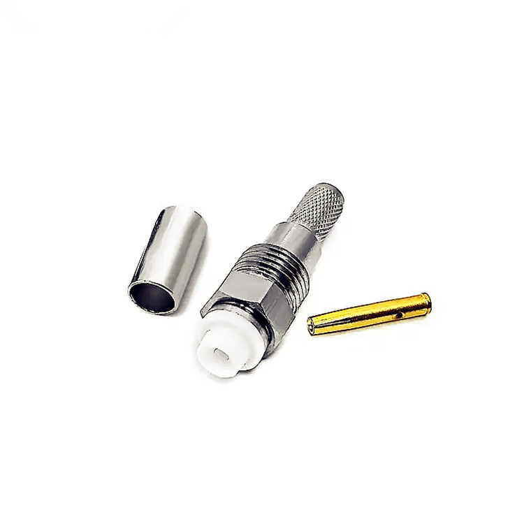FME Female Crimp Connector for RG58 LMR200 LMR195 Coaxial Cable