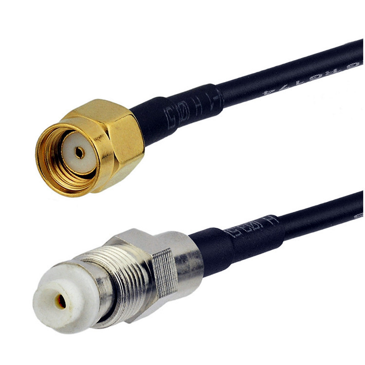 FME Female Crimp Connector for RG58 LMR200 LMR195 Coaxial Cable