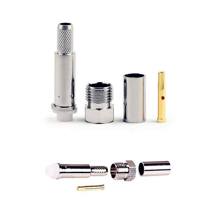 FME Female Crimp Connector for RG58 LMR200 LMR195 Coaxial Cable