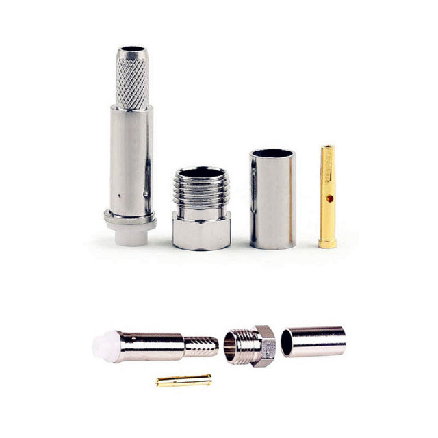 FME Female Crimp Connector for RG58 LMR200 LMR195 Coaxial Cable