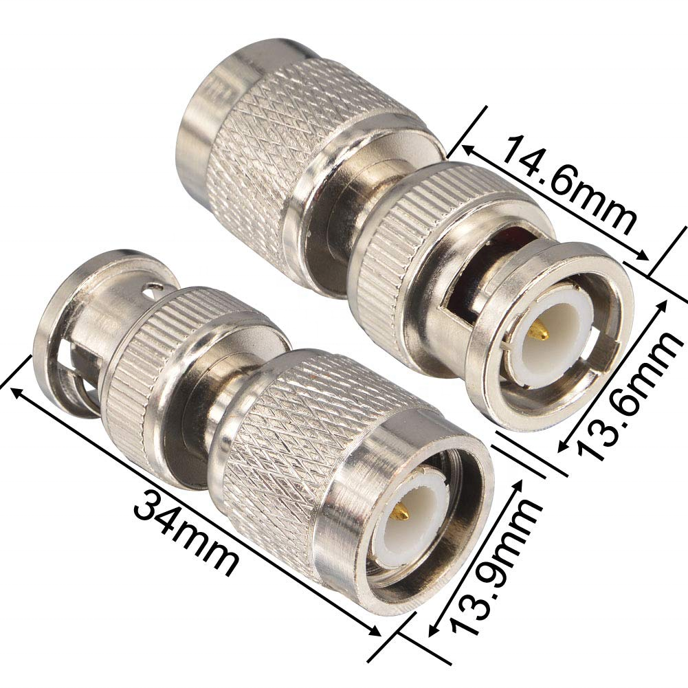 TNC Male to BNC Male Adapter for FM Radio Transmitter Furuno GPS Navigation Antenna