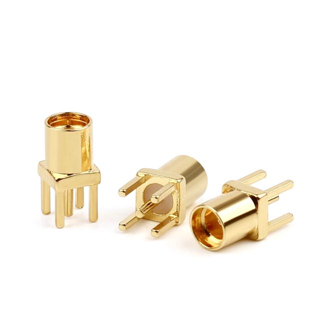 Straight MMCX Female Jack Solder PCB Mount Coaxial RF Connector