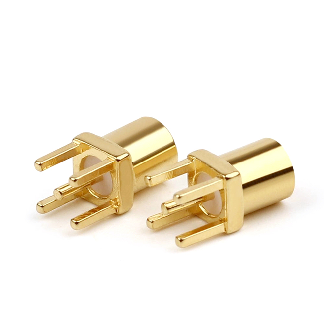 Straight MMCX Female Jack Solder PCB Mount Coaxial RF Connector