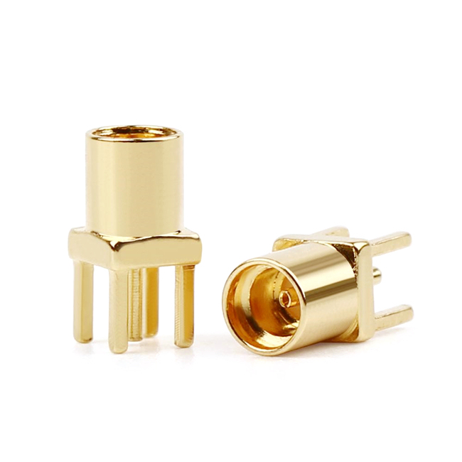Straight MMCX Female Jack Solder PCB Mount Coaxial RF Connector