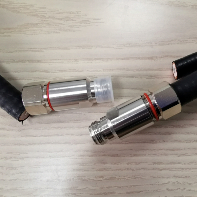 RF Coaxial N Female Clamp Connector for 1/2 inch Foam Feeder Cable