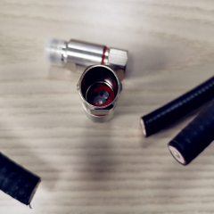 RF Coaxial N Female Clamp Connector for 1/2 inch Foam Feeder Cable