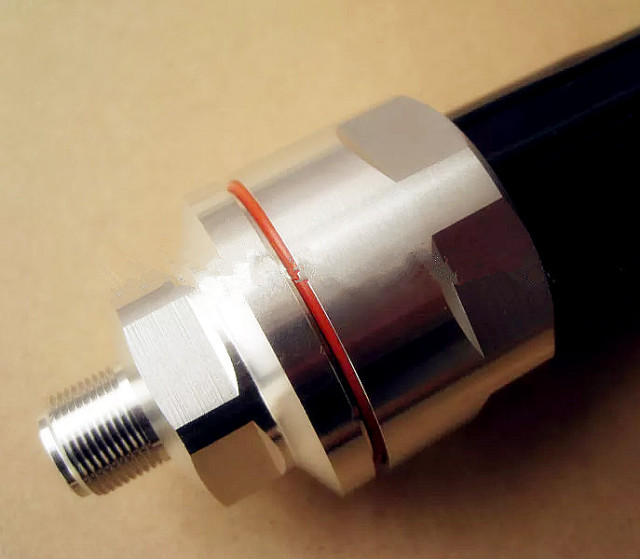 RF Connector 50ohm N Female Straight Coaxial 1-1/4" Coaxial Feeder Cable Connector