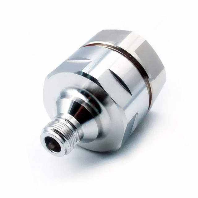 RF Connector 50ohm N Female Straight Coaxial 1-1/4" Coaxial Feeder Cable Connector