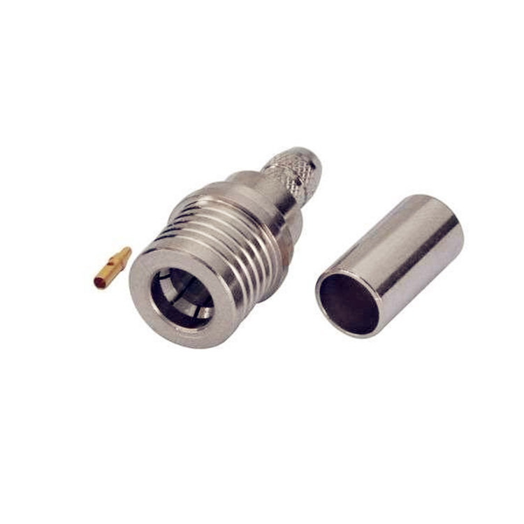 RF Coaxial QMA Male Plug Straight Crimp Type Connector for RG58 LMR195 LMR200 Cable