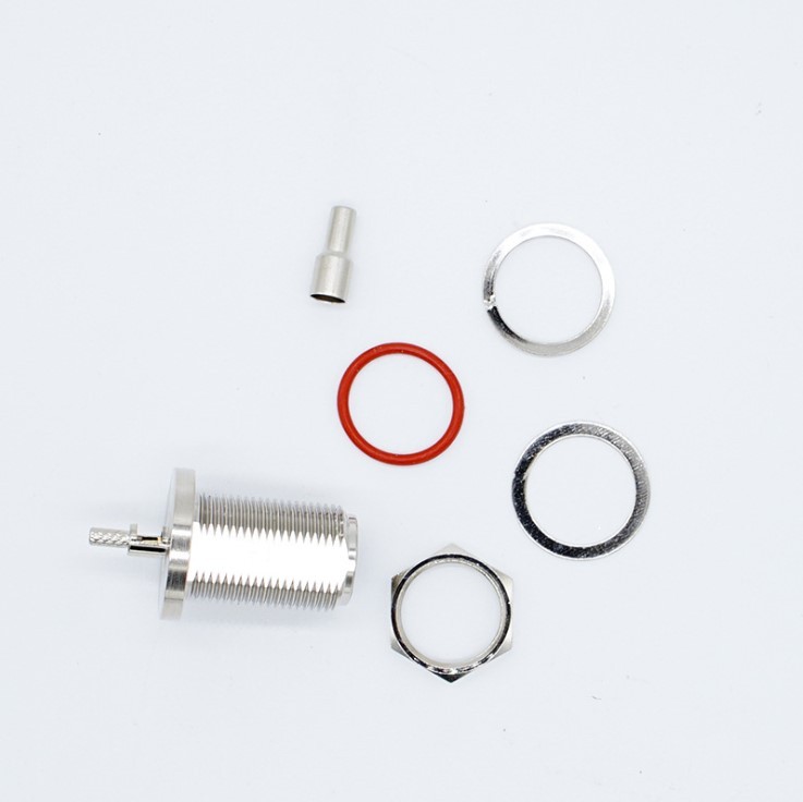 RF Coaxial N Female Waterproof Crimp Connector for RG316 RG174 Coaxial Cable