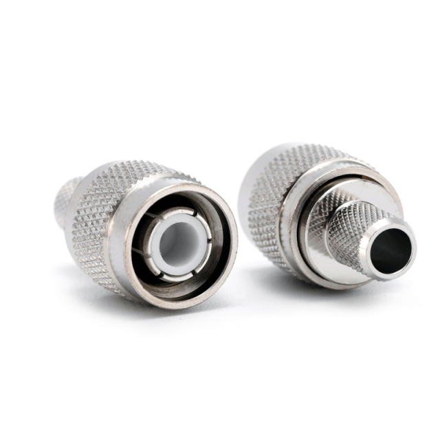 RF Connector TNC Male Crimp Type For LMR300 5D-FB Coaxial Cable