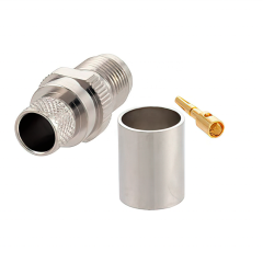 RF Connector TNC Female Crimp Straight Connector for RG8 LMR400 RG213 Cable