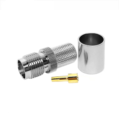 RF Connector TNC Female Crimp Straight Connector for RG8 LMR400 RG213 Cable
