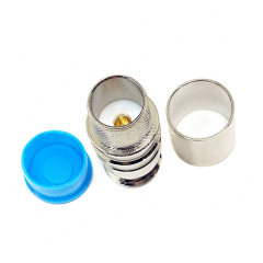 N Type Female Crimp Straight Connectors For LMR600 12D-FB Coaxial Cable