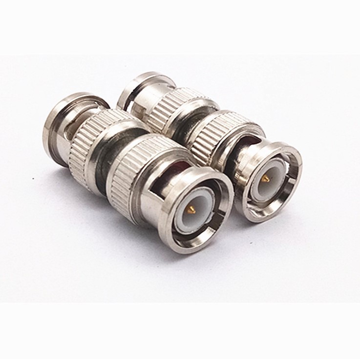 RF Coaxial BNC Male to BNC Male Adapter Connector CCTV Coaxial Adapter