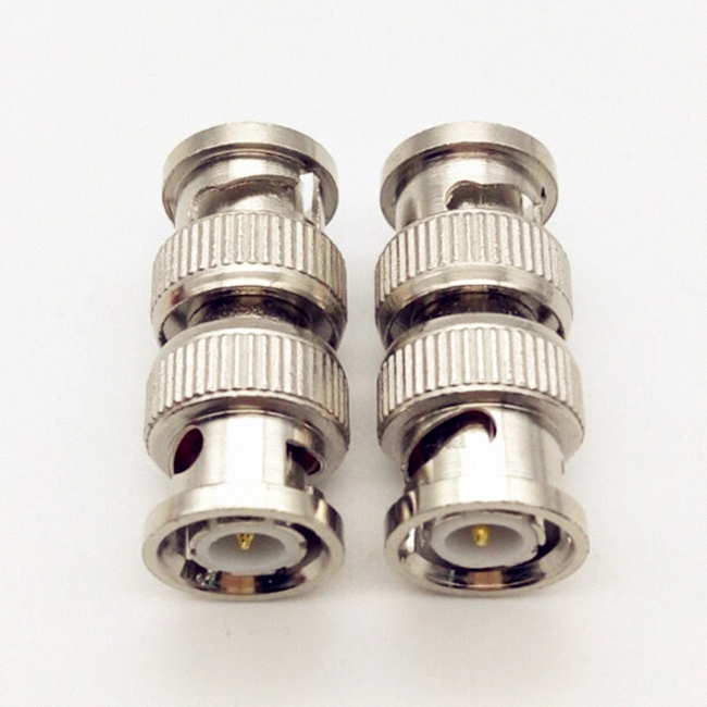 RF Coaxial BNC Male to BNC Male Adapter Connector CCTV Coaxial Adapter