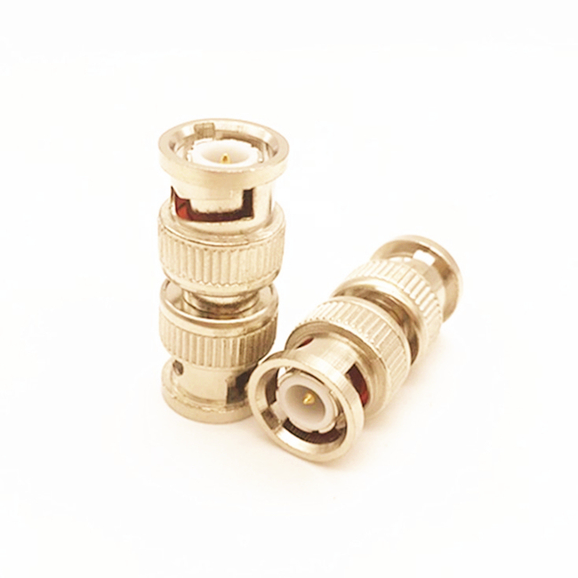 RF Coaxial BNC Male to BNC Male Adapter Connector CCTV Coaxial Adapter