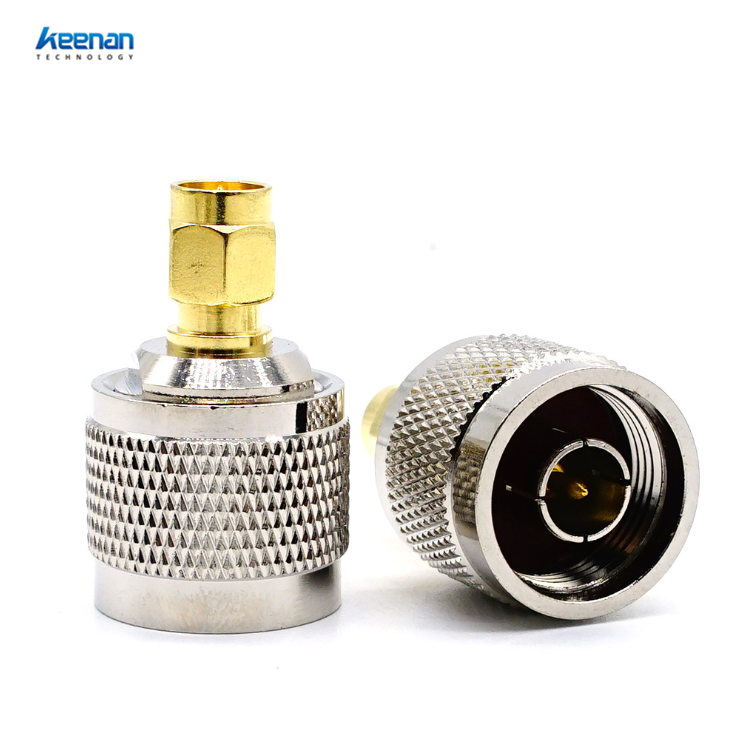 N Male to SMA Male Adapter Radio Antenna Converter for WiFi Antenna Broadcast Radio