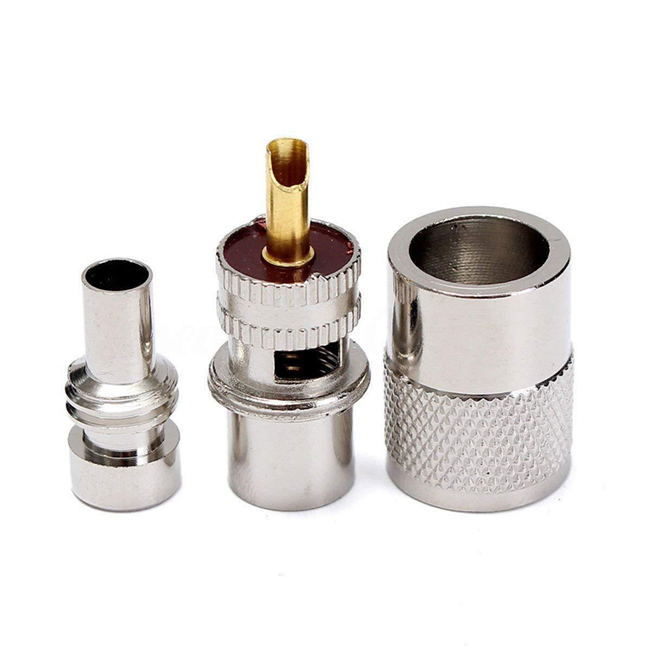 Rf Coaxial PL259 UHF Male Twist on Connector for RG58 RG8 LMR400 Cable