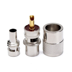 Rf Coaxial PL259 UHF Male Twist on Connector for RG58 RG8 LMR400 Cable