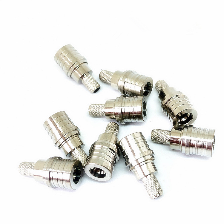 RF Coaxial QMA Male Plug Straight Crimp Type Connector for RG58 LMR195 LMR200 Cable