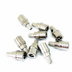 RF Coaxial QMA Male Plug Straight Crimp Type Connector for RG58 LMR195 LMR200 Cable