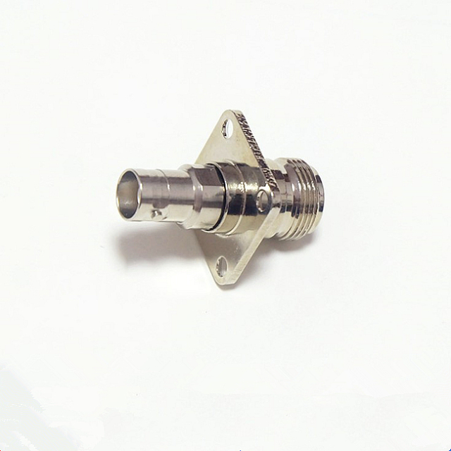 N Female to BNC Female Panel Mount 4 Hole Flange Pcb Coaxial Connector RF Adapter