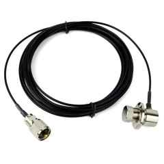 SO239 UHF Female Right Angle Crimp Connector for RG58 RG142 LMR195 Coaxial Cable